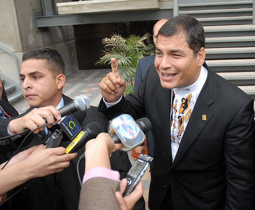 Declaraciones del Sr. Presidente Ec. Rafael Correa a la prensa extranjera.